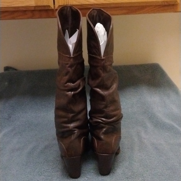 FRYE  Vintage Boot made in Spain Slouch boot, Goodyear Welt. Campus  sz 9 - Picture 7 of 13